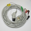 ECG Cable AAMI One-Piece 5-Lead Snap 