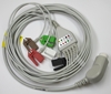 ECG Cable Philips One-Piece 5-Lead Pinch 